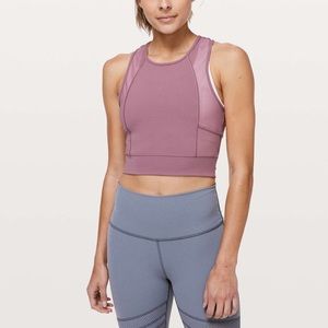 Lululemon Laser Speed Tank Top Shirt Crop Size 2